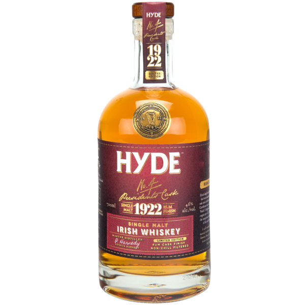 Irish Single Malt Whiskey Hyde No. 4 - Rum finish / 46 %
